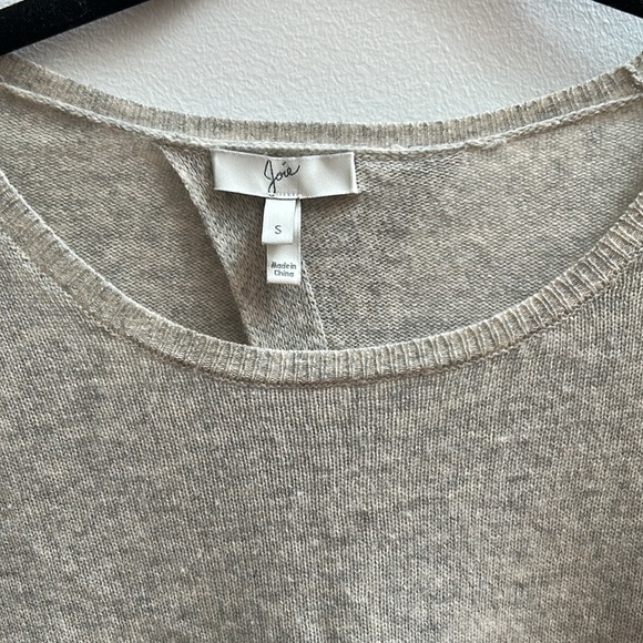 Back slit grey joie sweater - Picture 2 of 3